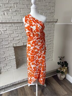 SIR. Chloe Upcycled Multi-Way Floral Linen Midi Dress Wrap Skirt